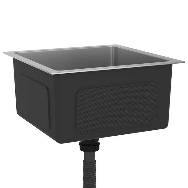 vidaXL Handgerður Eldhúsvaskur Ryðfrítt Stál