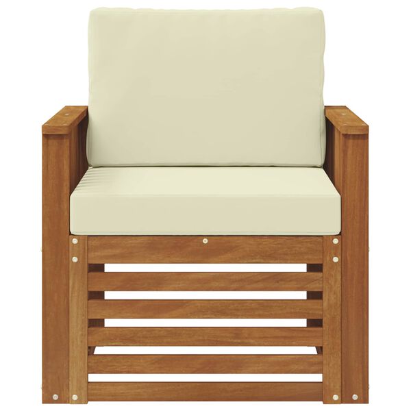 vidaXL &Uacute;ti s&oacute;fasett me&eth; p&uacute;&eth;i N&aacute;tt&uacute;rulegur 71 x 63 x 73 cm