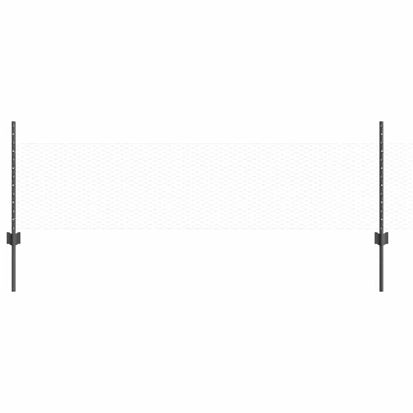 vidaXL Gir&eth;ing me&eth; p&oacute;st Gr&aacute;r 0,5 x 100 m St&aacute;l og PVC