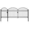 vidaXL Gar&eth;gir&eth;ingarskar&eth; me&eth; bogadregnu &thorn;aki ASSEN 400 x 175 cm St&aacute;l