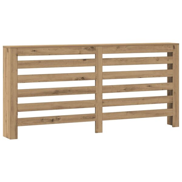 vidaXL Ofnhl&iacute;f Artisian Eik 175x20x82 cm Samsettur Vi&eth;ur