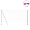 vidaXL Gir&eth;ingarp&oacute;stur Silfur 50 x 1,2 m (25 mm net) St&aacute;l
