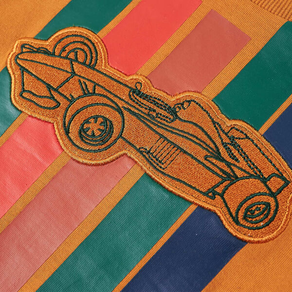 Barnabolur með Síðum Ermum Dökkur Okkurgulur 92