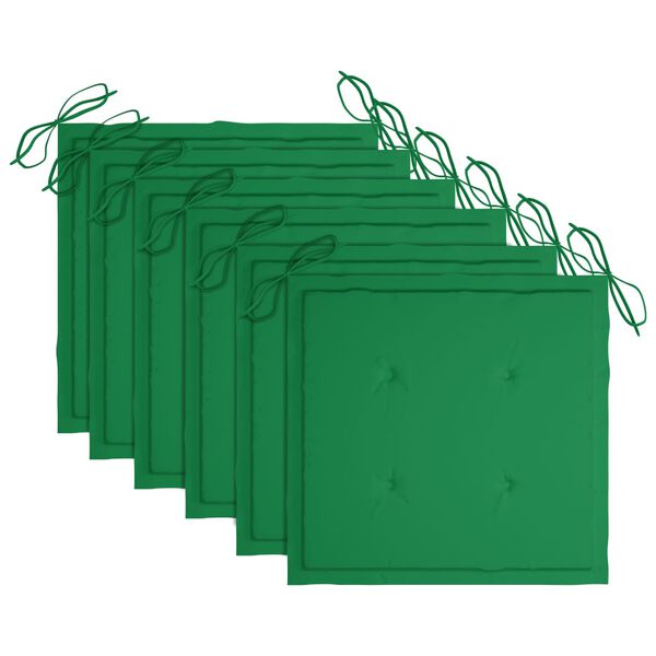 vidaXL fellanlegir &uacute;tist&oacute;lar 6 stk me&eth; p&uacute;&eth;um Gegnheill Akas&iacute;uvi&eth;ur