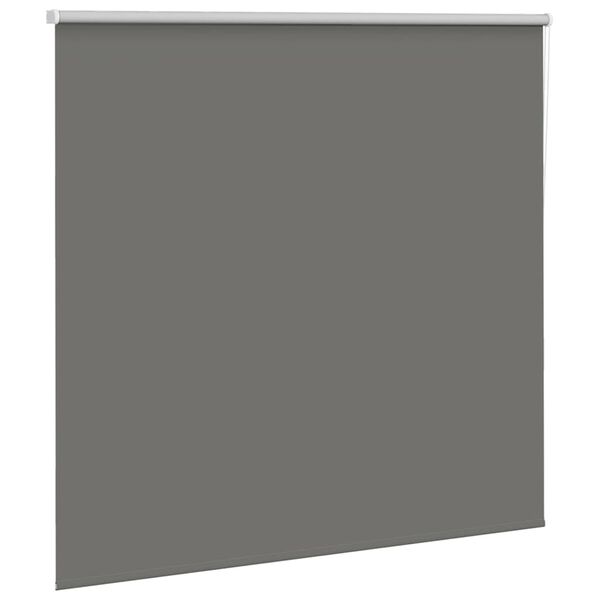 vidaXL R&uacute;llugard&iacute;nur Blackout gr&aacute;r 145x130 cm Efni Breidd 141,6 cm