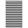 vidaXL Zebra Gard&iacute;na Sv&ouml;rt 140x230 cm Efni Breidd 135,9cm P&oacute;l&yacute;ester