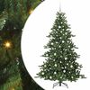 vidaXL Gervi hengdu j&oacute;latr&eacute; me&eth; 300 LED Gr&aelig;nn 180 cm PVC og St&aacute;l
