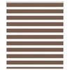 vidaXL Zebra Gard&iacute;na Br&uacute;n 125x150cm Efni Breidd 120,9cm P&oacute;l&yacute;ester