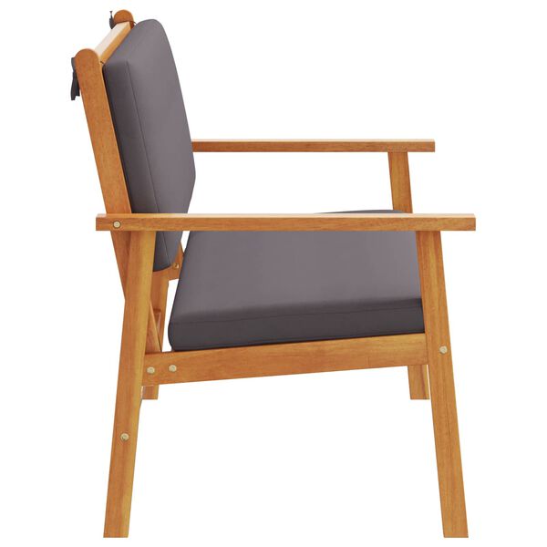 vidaXL Gar&eth;bekkur me&eth; p&uacute;&eth;i Antras&iacute;t Hrein akas&iacute;utr&eacute;