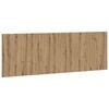 vidaXL Vegghengdur H&ouml;f&eth;agafl Eik 80x15x80 cm Samsettur Vi&eth;ur