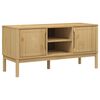 vidaXL Sj&oacute;nvarpssk&aacute;pur &bdquo;FLORO&ldquo; 114x43x55 cm Vaxbr&uacute;n Gegnheil Fura