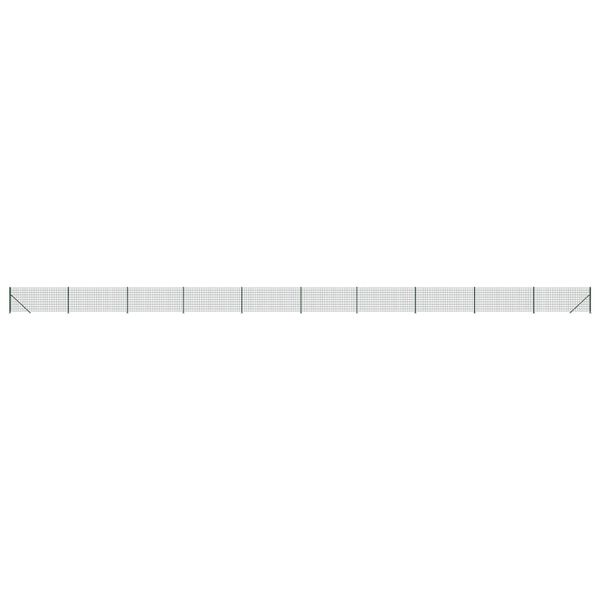 vidaXL V&iacute;rnetsgir&eth;ing me&eth; Jar&eth;festingu Gr&aelig;n 0,8x25 m