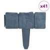 vidaXL Gar&eth;gir&eth;ing &uacute;r Plasti Steina&uacute;tlit 41 stk. 10 m