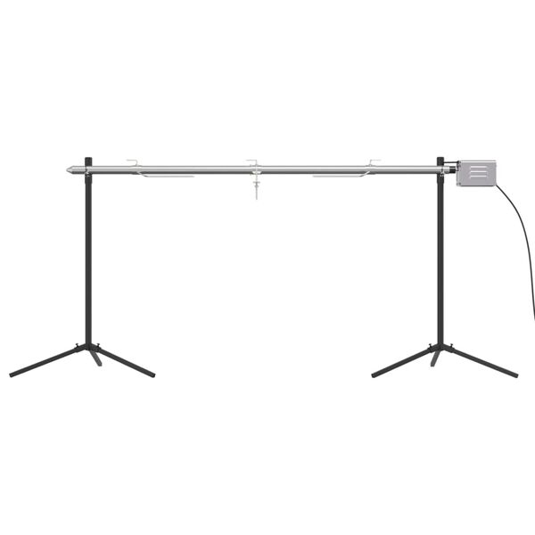 vidaXL Sjálfvirkt Grill með Mótor Ryðfrítt stál 150x46,5x82,5 cm