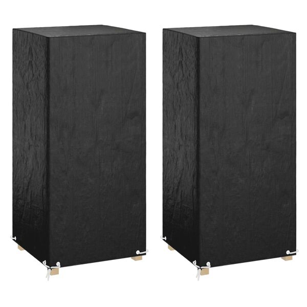 vidaXL Gar&eth;st&oacute;layfirbrei&eth;slur 2 stk. 8 K&oacute;sar 75x70x140cm P&oacute;l&yacute;et&yacute;len