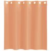 vidaXL Voile Gluggatjöld með Grommets 2 stk Terracotta