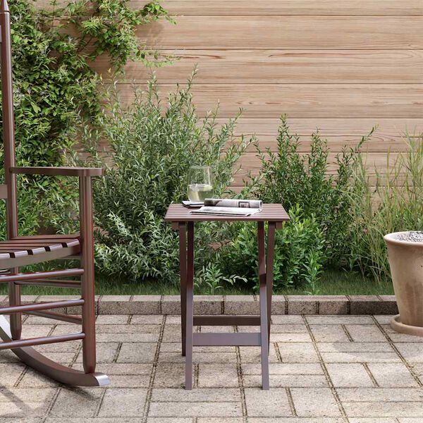 vidaXL Hli&eth;arbor&eth; Samfellanlegt Br&uacute;nt Gegnheil &Ouml;sp