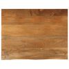 vidaXL Bor&eth;plata me&eth; N&aacute;tt&uacute;rulegum Br&uacute;num 100x80x3,8 cm Mang&oacute;vi&eth;ur