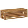 vidaXL Utis&oacute;fi N&aacute;tt&uacute;rulegur 115 x 43 x 37 cm Hrein akas&iacute;utr&eacute;