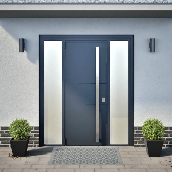 vidaXL Gr&oacute;&eth;urker &iacute; Gar&eth;inn 2 stk. 30x30x30 cm Svart st&aacute;l