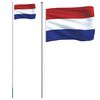 vidaXL Hollandsf&aacute;ni og St&ouml;ng 6,08 m &Aacute;l
