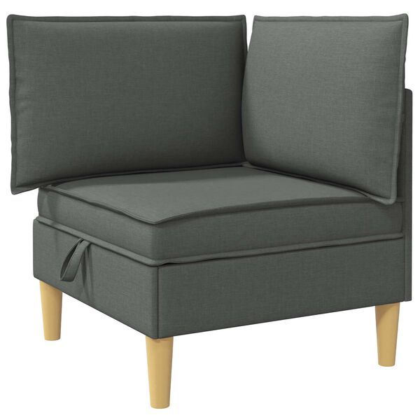 vidaXL Geymslup&uacute;&eth;i D&ouml;kk gr&aacute; Heildarv&iacute;ddir: 70 x 70 x 82 cm (B x D x H)