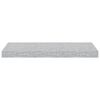 vidaXL Vegghengdar Hillur 4 stk. Steypugr&aacute;ar 60x23,5x3,8 cm MDF