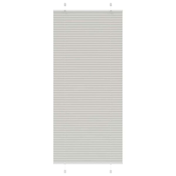 vidaXL Pl&iacute;stjalda lj&oacute;sgr&aacute;tt 95x200 cm Efni Breidd 94,4 cm Polyester