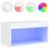 vidaXL Sj&oacute;nvarpssk&aacute;pur me&eth; LED Lj&oacute;sum Hv&iacute;tur 60x30x30 cm
