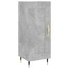 vidaXL Skenkur Steypugr&aacute;r 34,5x34x90 cm Samsettur Vi&eth;ur