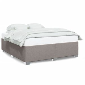 vidaXL R&uacute;mgrind &aacute;n D&yacute;nu Taupe 200x200 cm Tau&aacute;kl&aelig;&eth;i