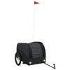 vidaXL Flutningavagn f/ Rei&eth;hj&oacute;l Svartur 45 kg J&aacute;rn