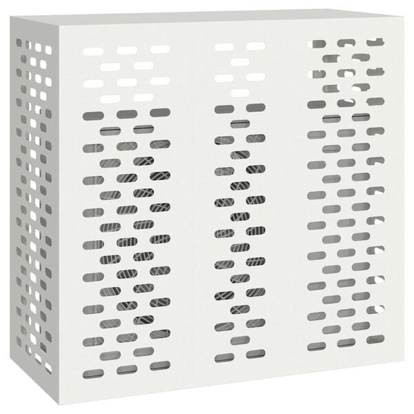 vidaXL Loftkælivörður Hvítt 110 x 50 x 105 cm Stál