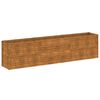 vidaXL upph&aelig;kka&eth; gar&eth;be&eth; 291x50x69 cm &uacute;r corten st&aacute;li