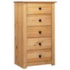 vidaXL Skenkur 46x40x89 cm Fura Panama St&iacute;ll