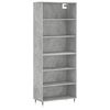 vidaXL H&aacute;r Sk&aacute;pur Steypugr&aacute;r 69,5x32,5x180 cm Samsettur Vi&eth;ur