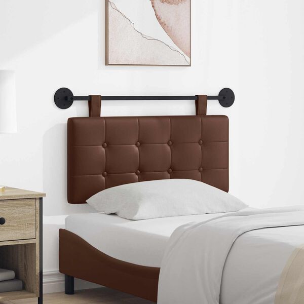 vidaXL Hengisk&aacute;li Vegghengt Br&uacute;nn 100 x 55 x 5 cm Gervile&eth;ur