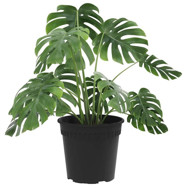 vidaXL R&uacute;n bl&oacute;mapotta 24 pcs Svartur &Oslash; 17 x 14 cm Plast