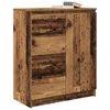 vidaXL skenkur me&eth; sk&uacute;ffum Old Wood 71x35x84 cm Engineered Wood