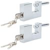 vidaXL Hengil&aacute;s 2 pcs Silfur St&aacute;l