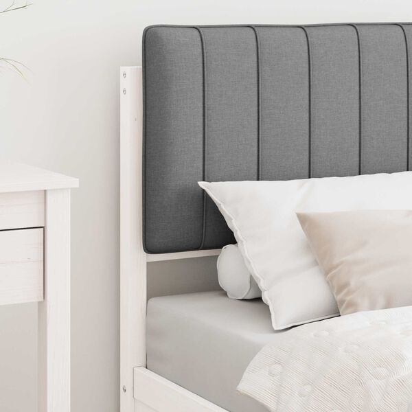 vidaXL R&uacute;mf&oacute;tur me&eth; kl&aelig;&eth;&eth;um h&ouml;f&eth;agafli Lj&oacute;sgr&aacute;r 80 x 200 cm