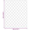 vidaXL Full &aacute;rs d&yacute;na Antras&iacute;t 200 x 220 cm M&iacute;kr&oacute;f&iacute;ber