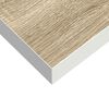vidaXL Vegghengdar Hillur 2 stk. Eik og Hv&iacute;tur 90x23,5x3,8 cm MDF
