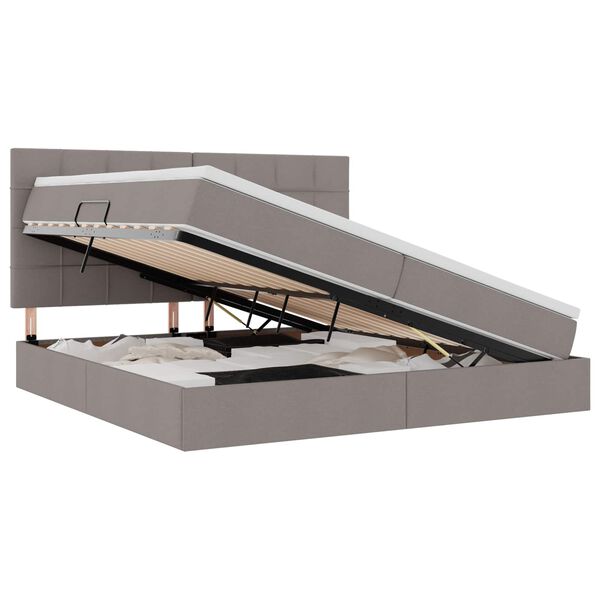 vidaXL R&uacute;m me&eth; geymslur&yacute;mi og d&yacute;nu M&oacute;gr&aacute;r 200 x 200 cm P&oacute;l&yacute;ester