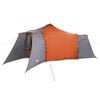 vidaXL Tipi tjald Gr&aacute;r og appels&iacute;nugulur 492 x 492 x 275 cm taft