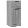 vidaXL Skenkur Gr&aacute;r Sonoma 30x30x70 cm Samsettur Vi&eth;ur