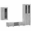 vidaXL Sj&oacute;nvarpssk&aacute;pasett FLORIN 3 pcs Gr&aacute;r Sonoma Samsettur vi&eth;ur