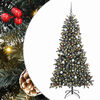 vidaXL Gervi j&oacute;latr&eacute; me&eth; 300 LED Gr&aelig;nn 210 cm PVC, plast og st&aacute;l