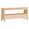 vidaXL bekkur &uacute;r furu, 100x28x45 cm