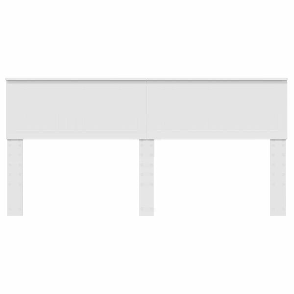 vidaXL H&ouml;f&eth;agafl Hv&iacute;tt 180 cm Samsettur vi&eth;ur